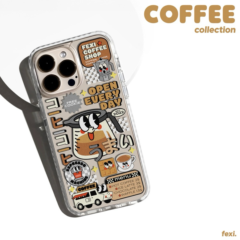 เคสไอโฟน “ Coffee “ iPhone Case for 12 - 16 series & Samsung S24 series.