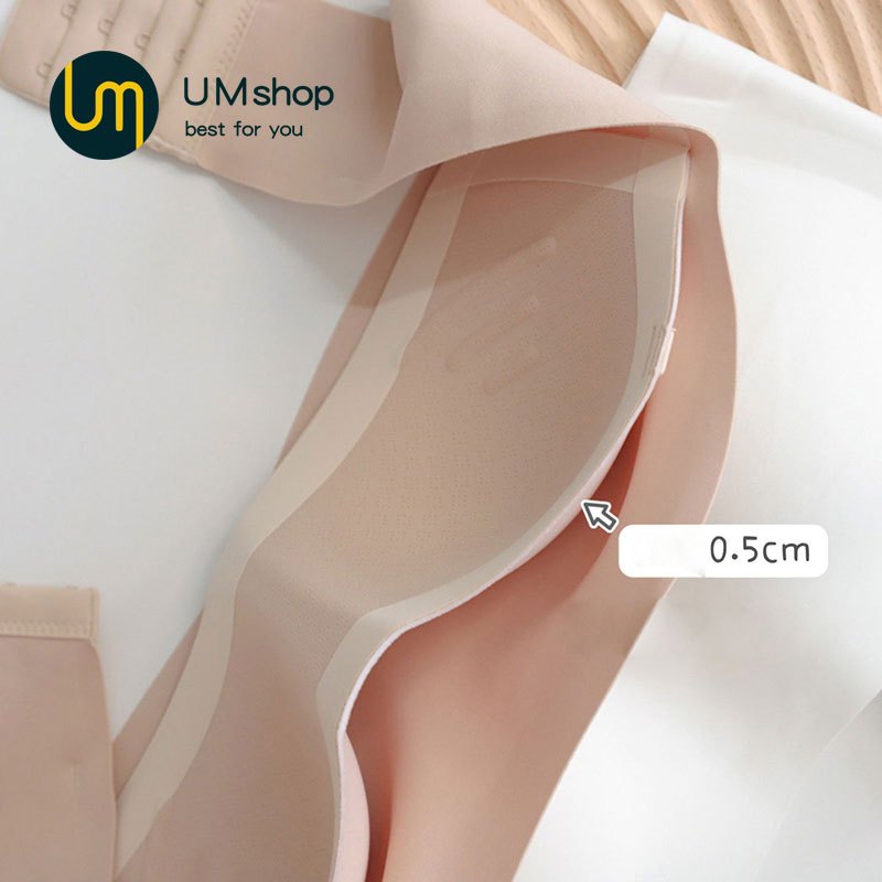 UM Shop บราไร้โครง สายสะพายไหล่ถอดได้ ฟองน้ำบาง ยางกันลื่น สวมใส่สบายไม่รู้สึกร้อน ราคา ถูกที่สุด ดีลบีเคเค แกลเลอรีภาพที่ 3