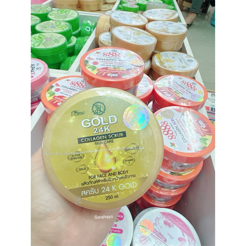 Gold 24K Collagen Scrub 250ml. สครับ24K Gold