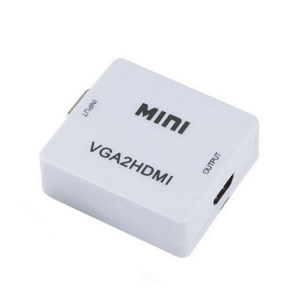 X-Tips VGA to HDMI Adapter แปลง VGA พร้อม AUX 3.5 มม. ออก HDMI ของแท้