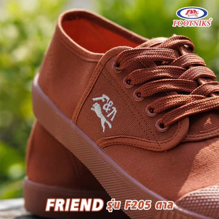 🌟ลูกค้าใหม่ 1 บาท💯Footniks รองเท้าผ้าใบนักเรียน รองเท้าผ้าใบรุ่น T09-F205 คุณภาพ Gold city พร้อมส่ง