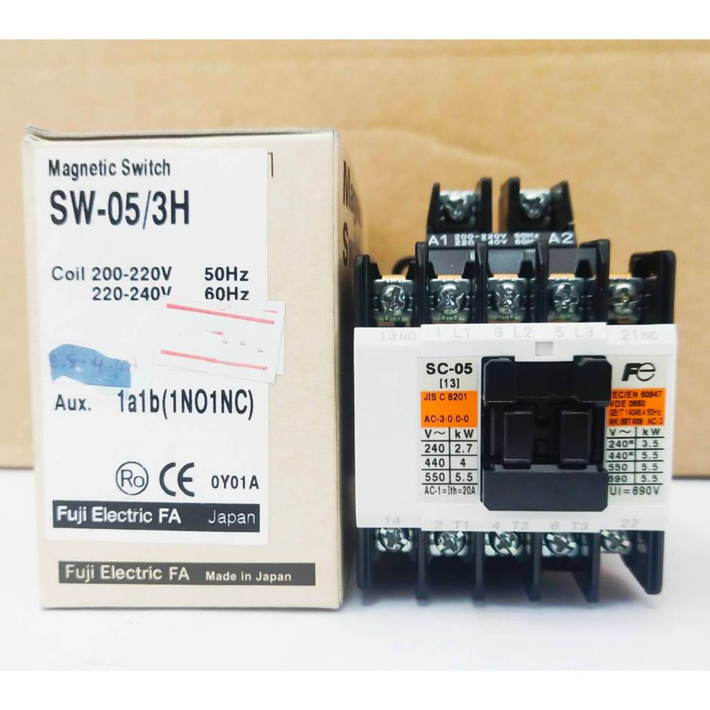 แมกเนติก​ Magnetic Contactor​ Fuji SC-05 220VAC