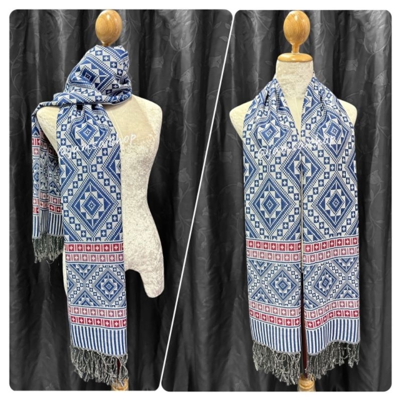 ผ้าพันคอผ้าคลุมไหล่ ลายขิต