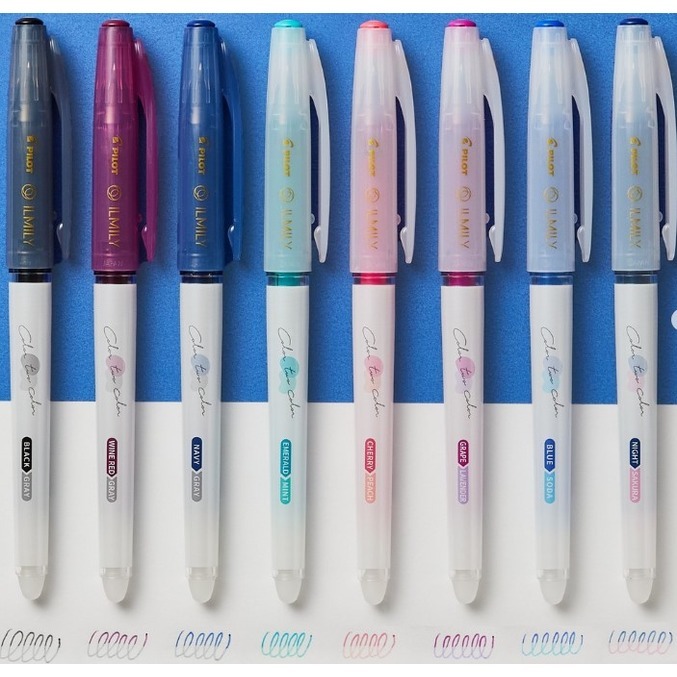 Pilot Frixion " ILMILY " Color Two Color Gel Pen 0.4mm. / ไพลอต ฟิกชั่น " อิลมิลี่ " ปากกาเจลลบได้ ขนาด 0.4 มม.