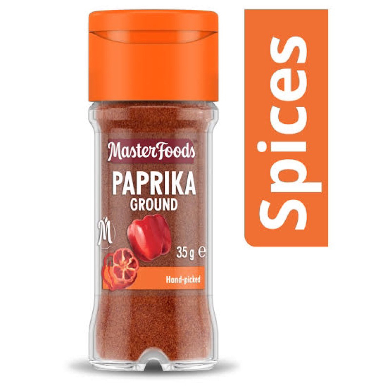 Masterfoods paprika ground 35 g. มาสเตอร์ฟู้ด ผงปาปริก้า จากออสเตรเลีย🇦🇺fl