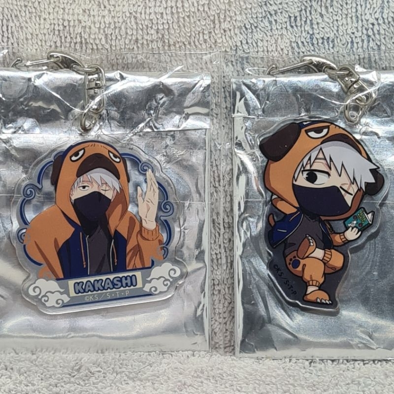 Hatake Kakashi - Naruto Shippuuden Trading Acrylic Keychain Kigurumi Pajama ver.