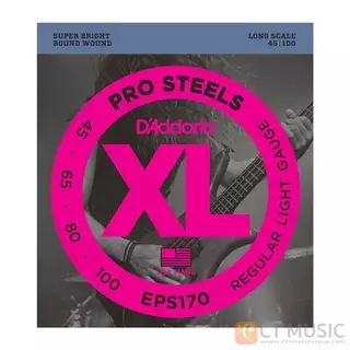 สายเบส D’Addario EPS ProSteels 4-5 String Bass EPS220/EPS190/EPS170/EPS165/EPS160/EPS230/EPS220-5/EPS170-5/EPS165-5