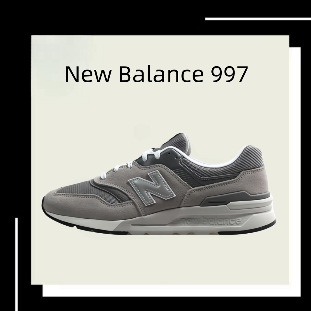 New Balance NB 997 สีเทา ของแท้ 100 % gentleman Woman style Sports shoes Running shoes