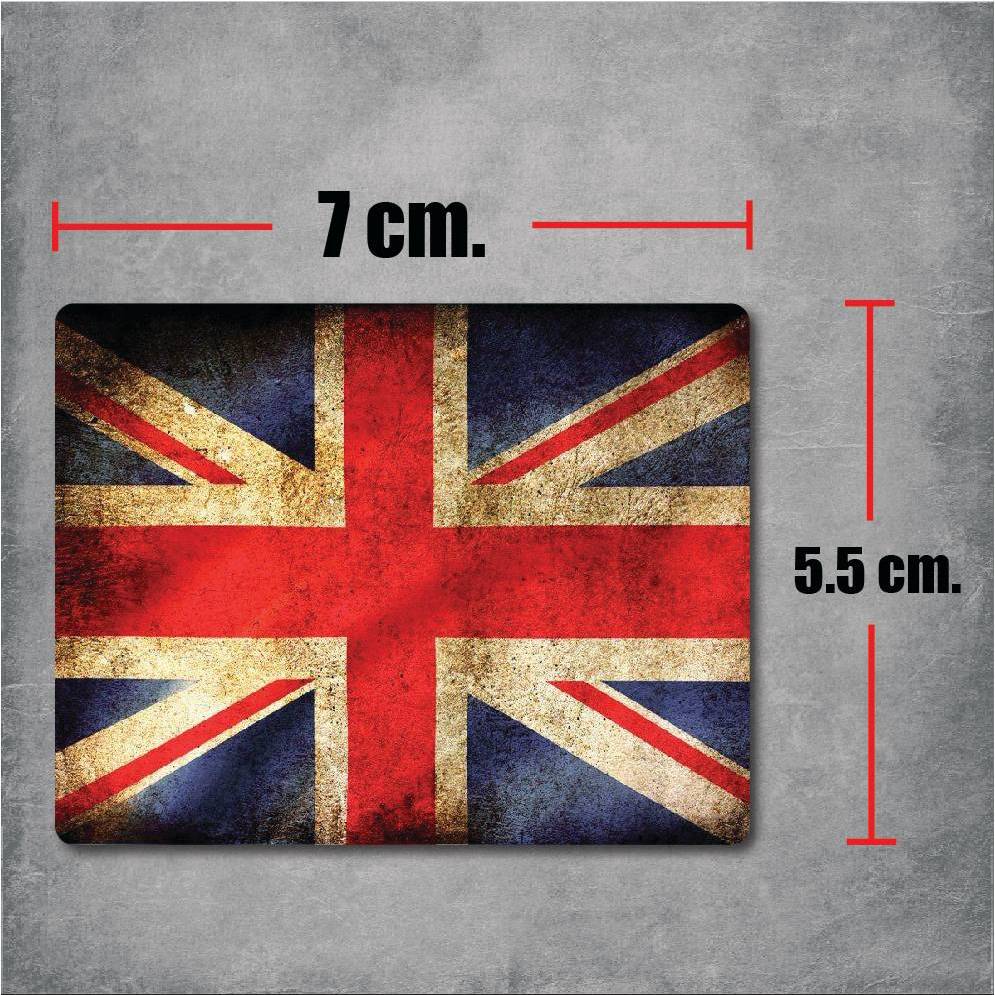 sticker pvc england flag สติกเกอร์ ธงชาติ อังกฤษ งานพิมพ์ดีที่สุด OFFSET PRINTING เคลือบ UV กันแดด กันน้ำ