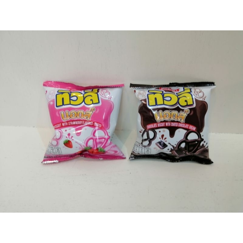 ของกิน ขนม ทิวลี่ นอตท์ 2รส ปริมาณ 22 กรัม สตรอเบอร์รี่ กะ ช็อคโกแลต จ้าา