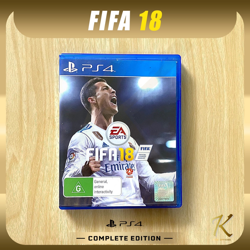 แผ่นเกมส์ PS4 : FIFA 18 (English) (แผ่นเกมส์มือ2) สินค้าพร้อมส่ง