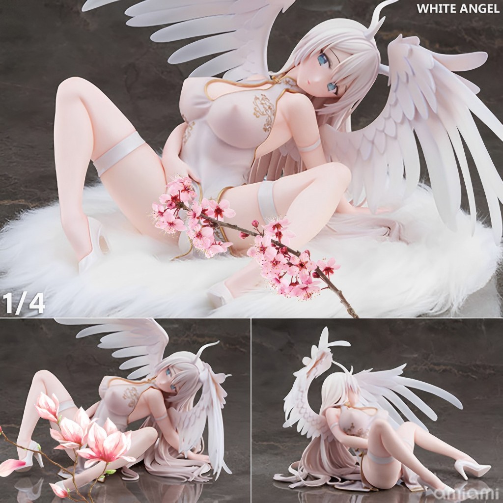 Figure ฟิกเกอร์ Partylook Chiho Character White Angel ไวท์ แองเจิล นางฟ้าสุดสวย 1/4 China Dress Hent
