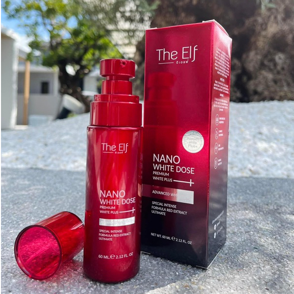 The elf nano white dose หัวเชื้อโดสแดง 60 ml.
