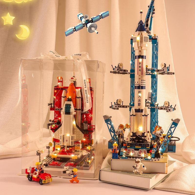 lego จัดส่งภายใน 24ชม เลโกชุดใหญ่ ของเล่นเด็ก จรวดอวกาศของเล่นเด็ก ของขวัญเด็ก