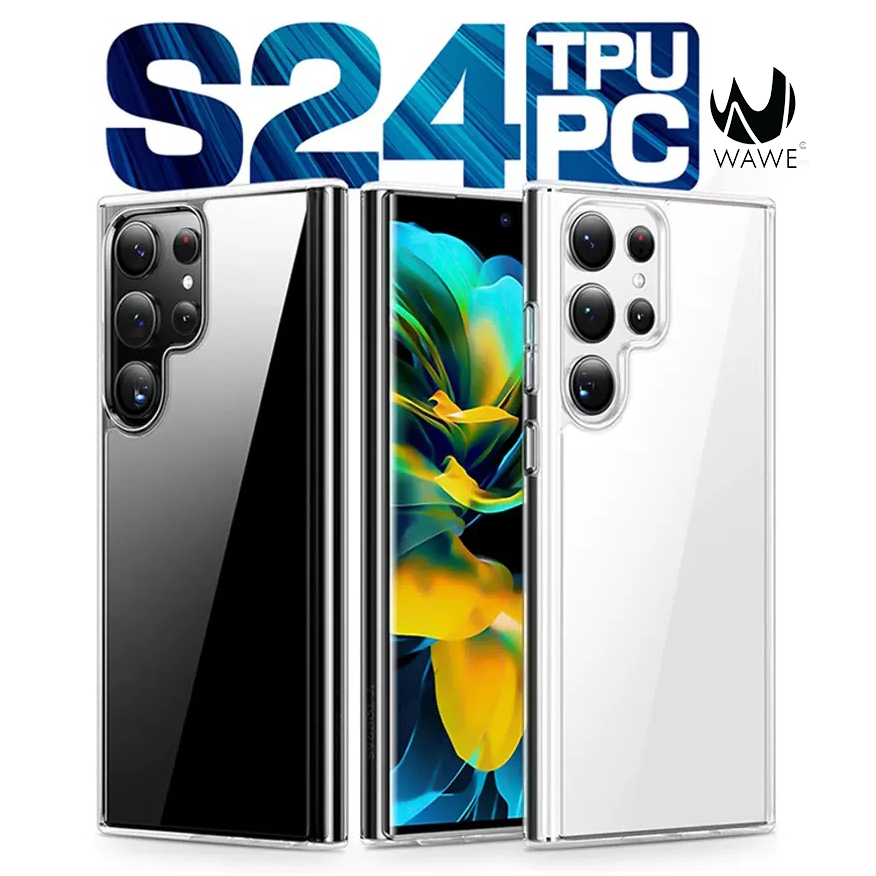 [ส่งจากกทม.] เคสใสกันกระแทกสำหรับ Samsung S24 Series วัสดุ PC+TPU อย่างดี ทนต่อการกระแทก บางเบาและจับถนัดมือ