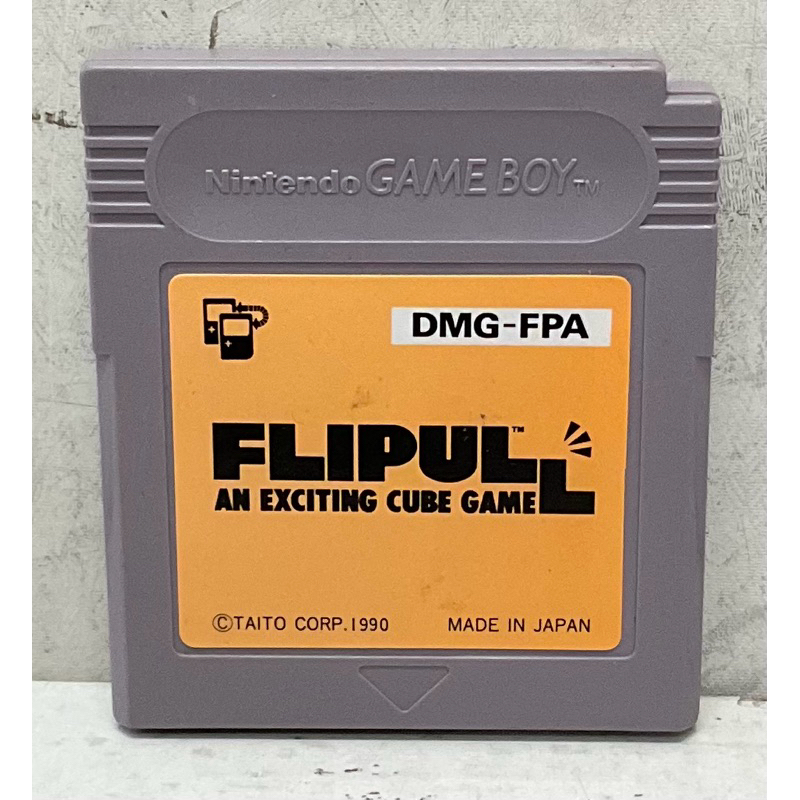 ตลับแท้ [GB] [0293] Flipull: An Exciting Cube Game (Japan) (DMG-FPA) Gameboy Game Boy