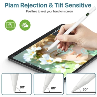 Actual 🇹🇭 ปากกาทัชสกรีน พร้อมจอแสดงผลพลังงานดิจิตอล สำหรับ for i pad gen10/9/ mini6/5 i pad Pro11/12.9 /Air5/4