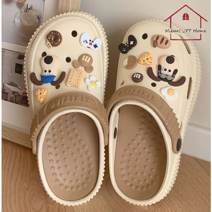 📢 [ลูกค้าใหม่ 1 บาท] พร้อมส่ง Jibbitz จิ๊บบิท ตัวติดรองเท้า ชุดตกแต่งรองเท้า ลายการ์ตูน