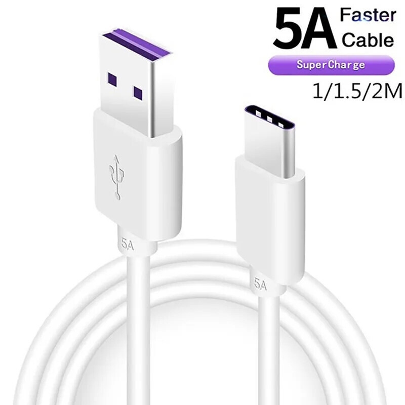 Kinkong 5A Data Cable USB Type A To USB Type C สายชาร์จ Type C รองรับการชาร์จไว Super Charge สูง 40W สำหรับ ประกัน 1 ปี