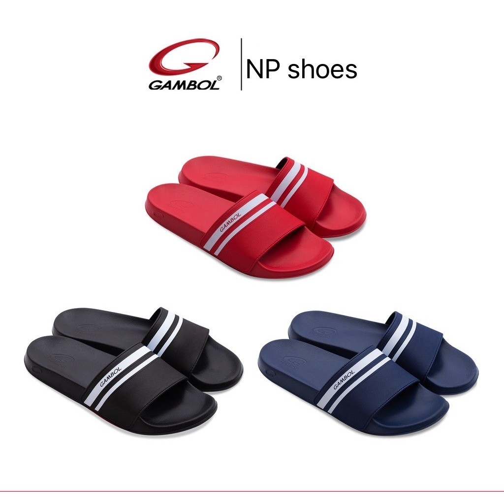 [ลูกค้าใหม่ราคาหนึ่ง ]🍎GAMBOL แกมโบล รองเท้าแตะสวมผู้หญิง/ผู้ชาย รุ่น GW42182 ไซร์ 36-44 ค่ะ