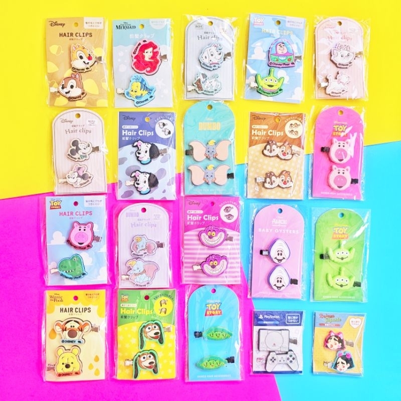 🧡 แท้ 100% กิ๊บติดผม Disney hair clip 💚 กิ๊บดิสนีย์ กิ๊บยาง กิ๊บ Sanrio
