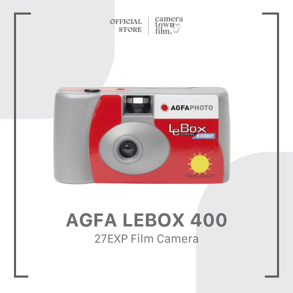 กล้องฟิล์มใช้แล้วทิ้ง AGFA LEBOX 400 27EXP FILM CAMERA
