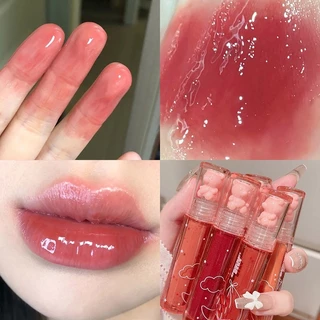 M424 Sensory Party ลิปกลอสเจลลี่ เนื้อแมตต์ ลายหมีน่ารัก ให้ความชุ่มชื้น ติดทนนาน