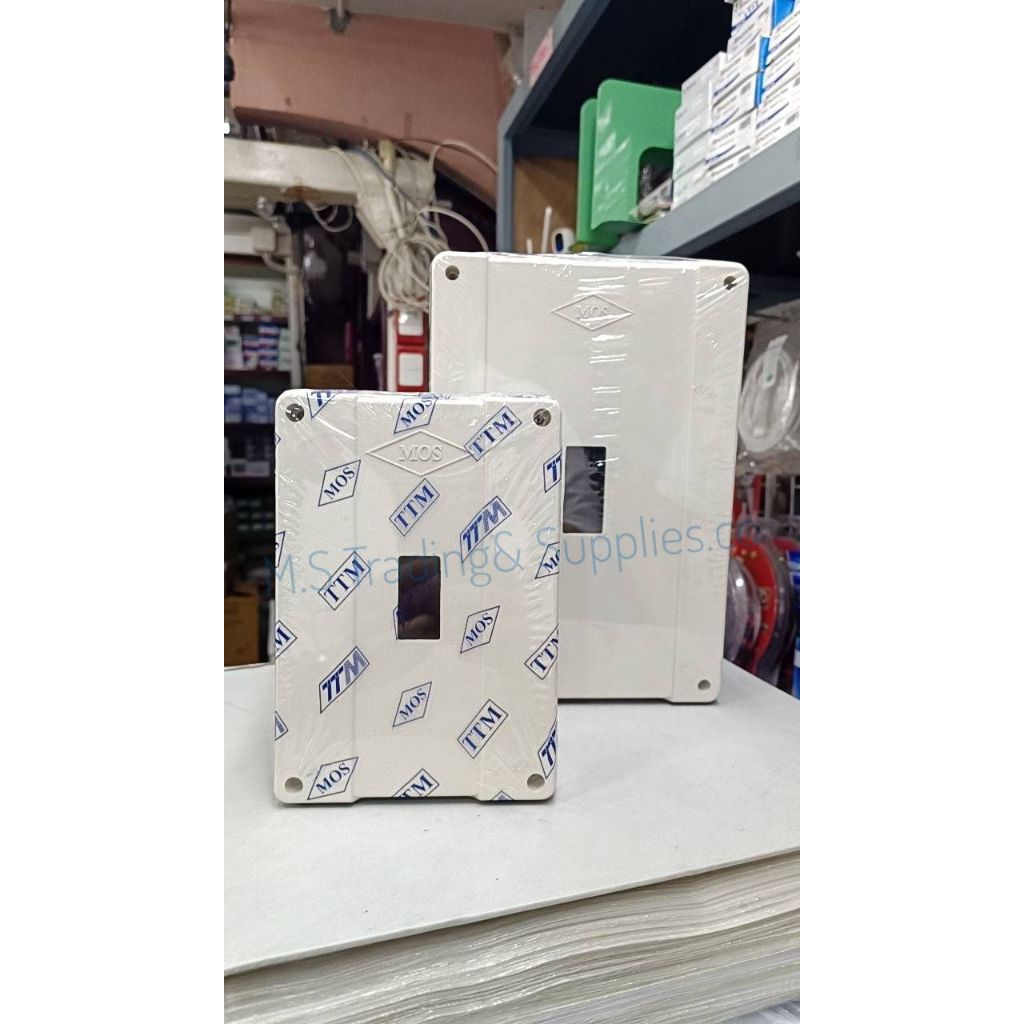 กล่องพลาสติกใส่เบรคเกอร์ MOS รุ่น NF30 NF63 ออกใบกำกับภาษีได้ ราคารวม vat แล้ว