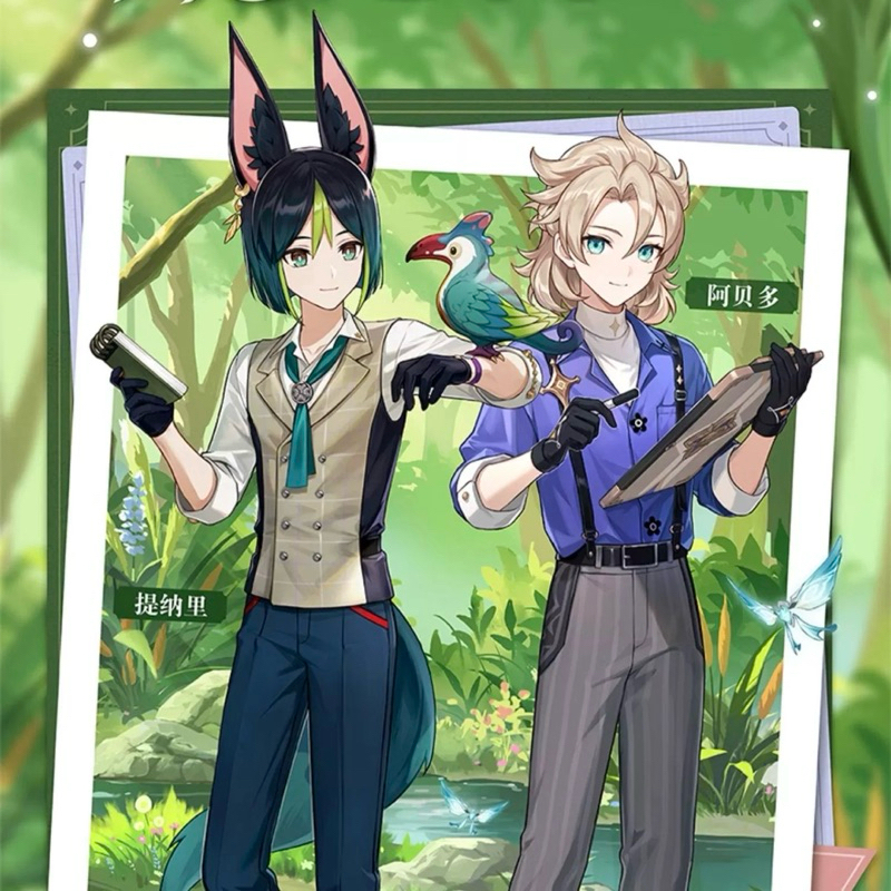 [พร้อมส่ง] Genshin สแตนดี้ สมุดโน้ต และแฟ้ม Tighnari & Albedo