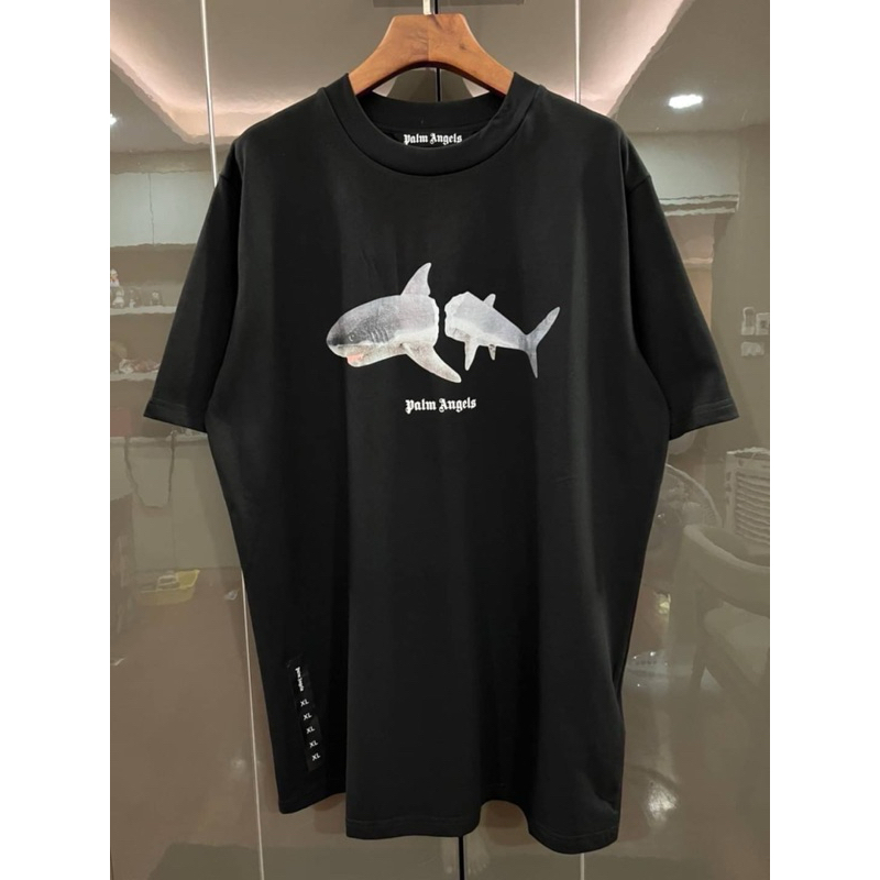 Palm Angels Shark print T-shirt (สินค้า Pre-Order จากต่างประเทศ พร้อมส่ง 3-5 วัน)
