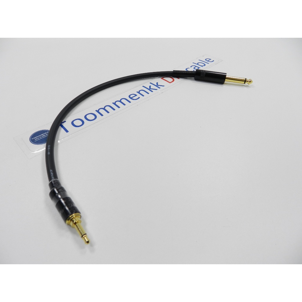 สายสัญญาณเสียงรุ่นใหญ่ Canare Gs-6   6.35 Ts mono to Mini3.5 Ts mono