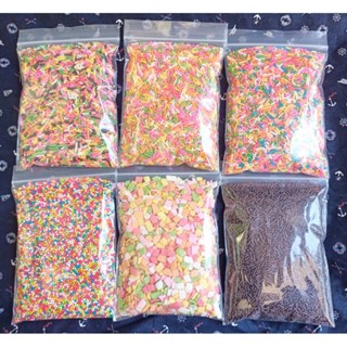 เม็ดน้ำตาลแต่งหน้าเค้ก [ ขนาด 100 กรัม ] พร้อมส่ง