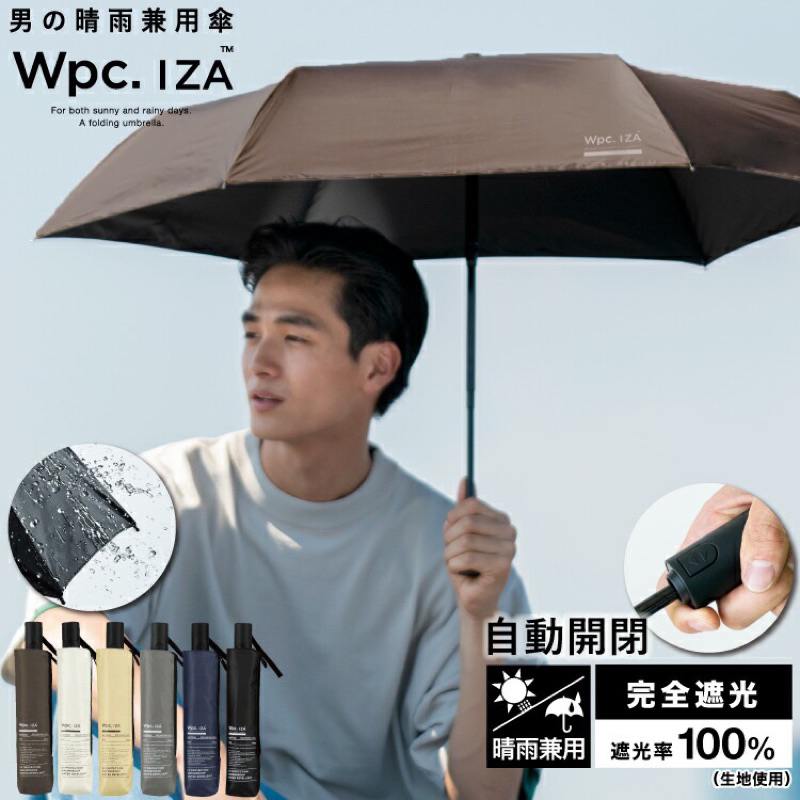 พร้อมส่ง ร่มกันแดดออโต้ Wpc. IZA UV100% จากญี่ปุ่น Automatic ZA013 ZA001 ร่มอัตโนมัติ UPF50+ Auto Umbrella