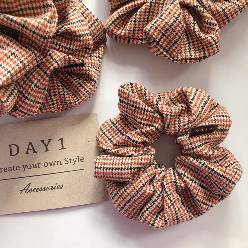 DAY 1 scrunchies ยางรัดผม size L