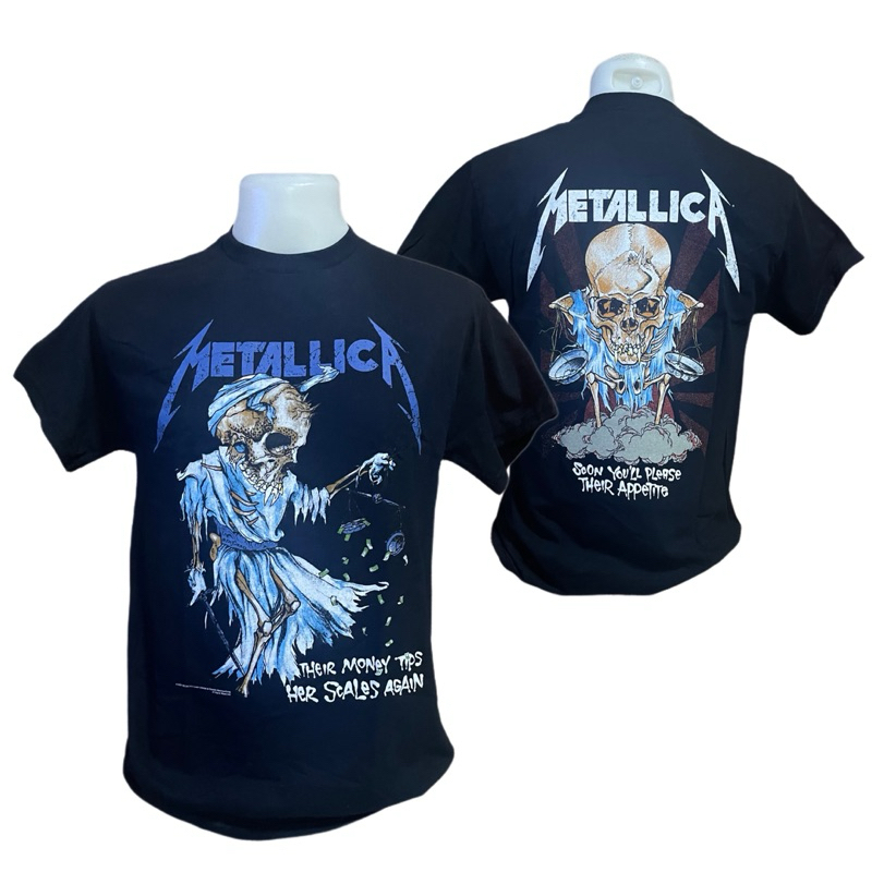 เสื้อวง METALLICA ลิขสิทธิ์แท้100% USA ลาย DORIS (มีสกรีนหลัง)