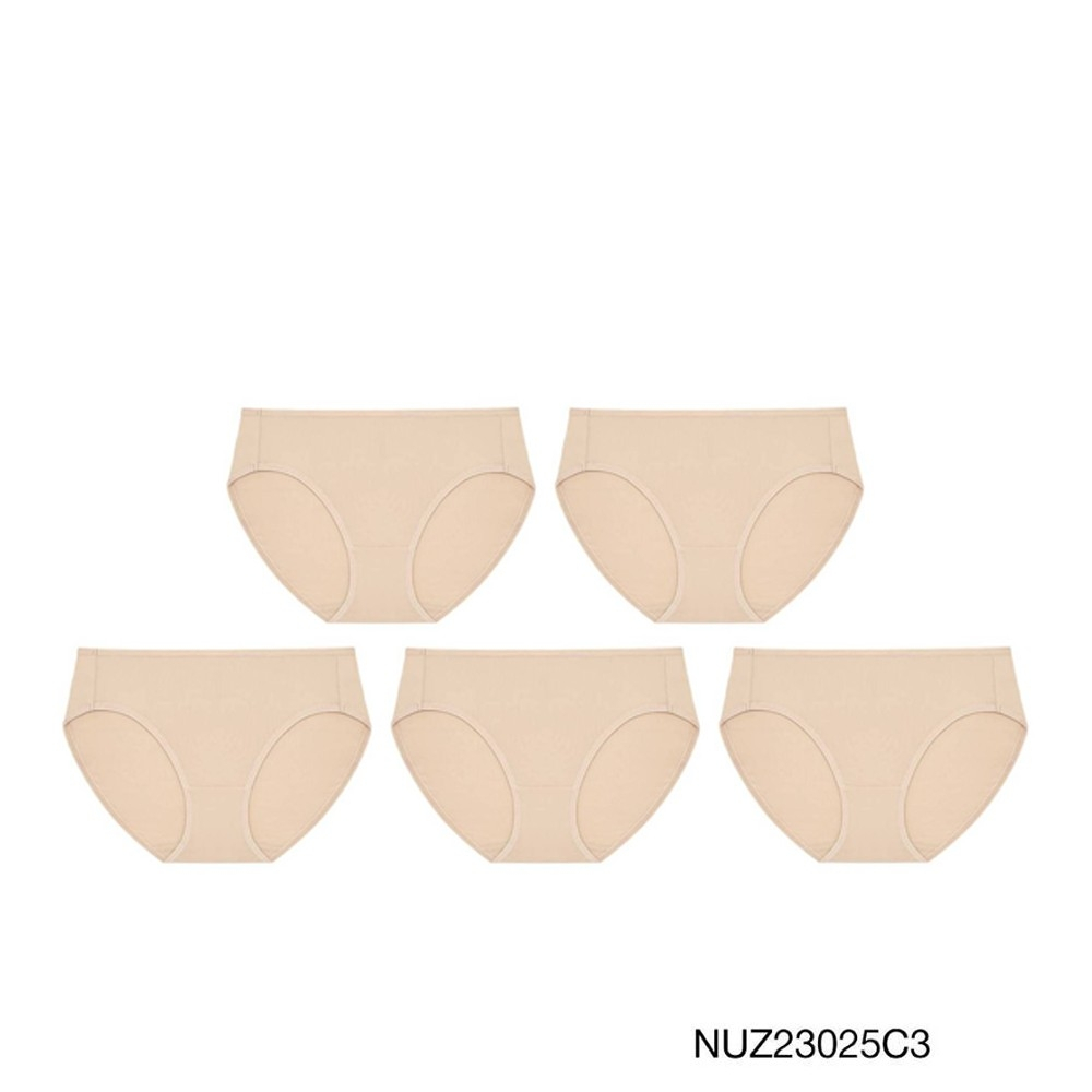 Sabina กางเกงชั้นใน (Set 5 ชิ้น) รุ่น Panty Zone รหัส NUZ23025C3 สีเนื้อเข้ม