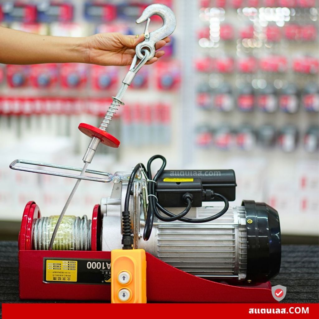 พร้อมส่ง รอกสลิงไฟฟ้า PA1000 รุ่นรับน้ำหนัก 1000 KG.