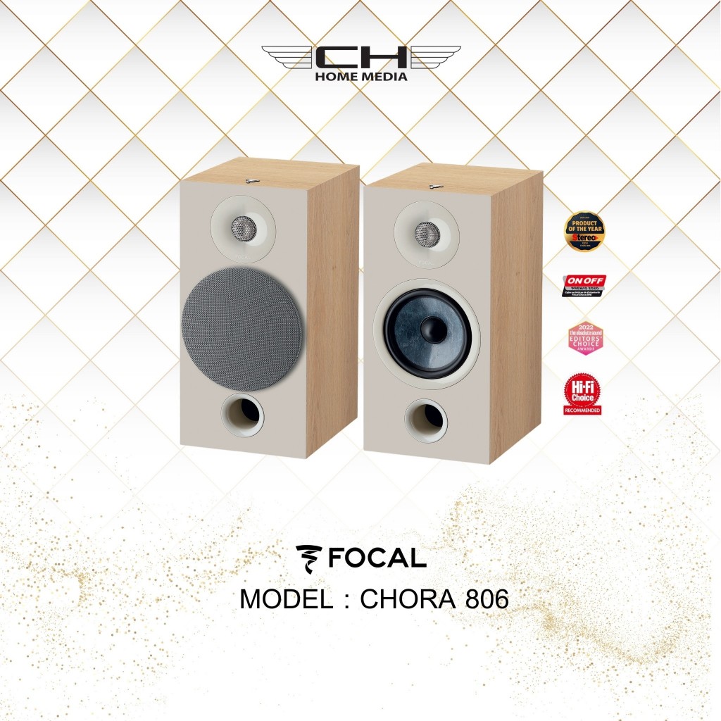 FOCAL CHORA 806 Bookshelf Loudspeaker ลำโพงวางชั้นหนังสือ Chora806 ผลิตในฝรั่งเศส