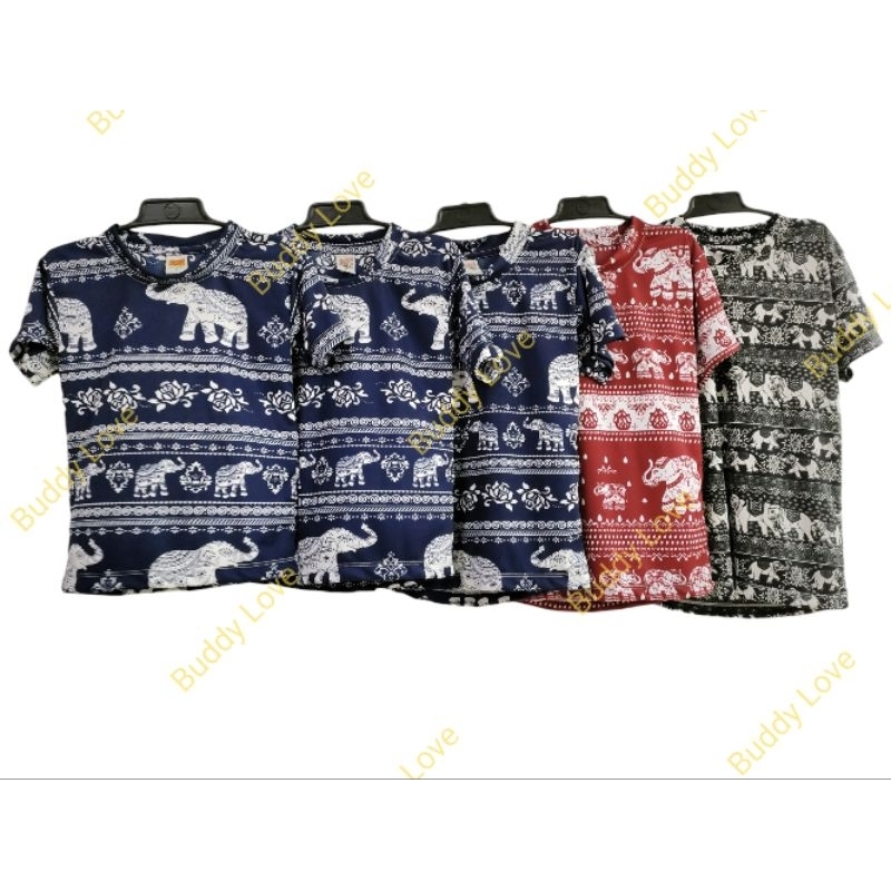 เสื้อเด็ก ชาย-หญิง  เสื้อช้างไทยแลนด์ เนื้อผ้าไมโคร Tshirt Souvenir Thailand foreign Gift ของฝากต่างชาติ ไทยแลนด์