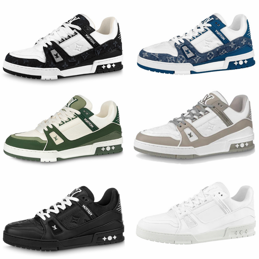 Louis Vuitton/รองเท้าผู้ชาย/LV/Trainer/Sneakers/1A9JG9/แท้ 100%