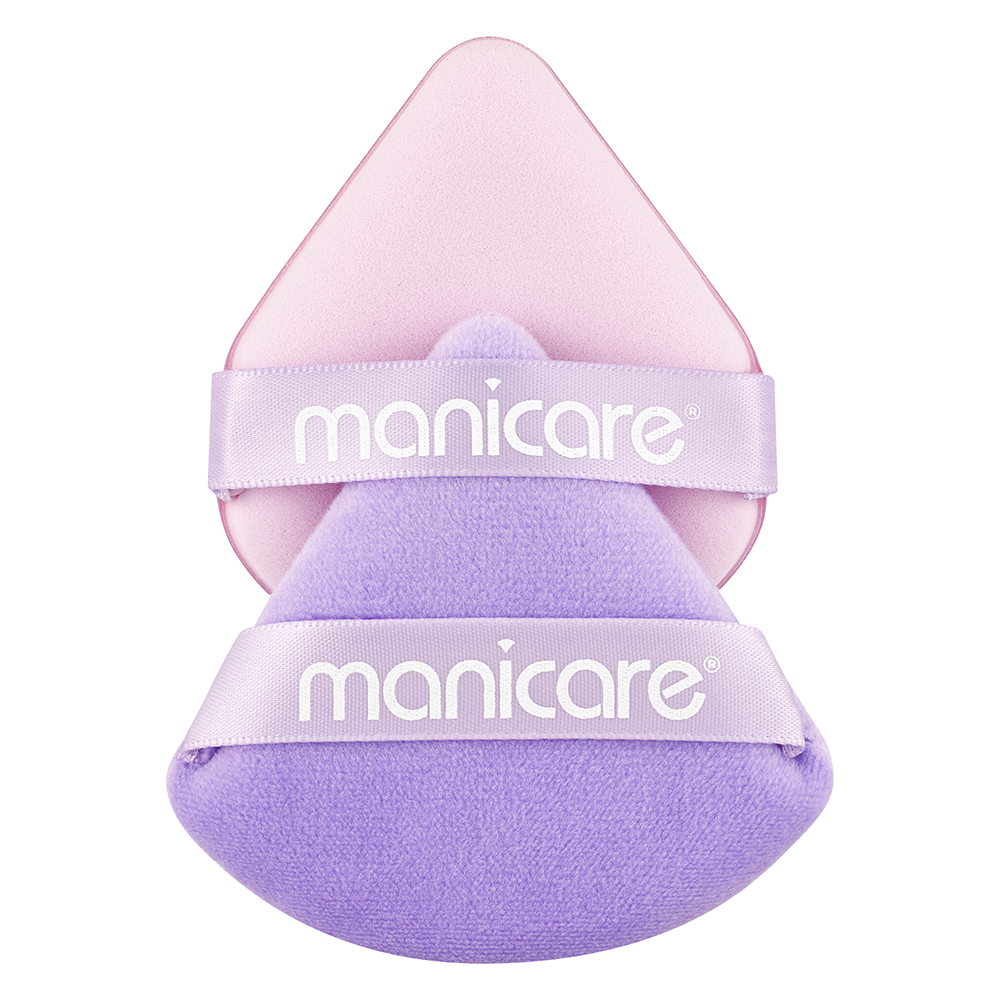 Manicare พัพแต่งหน้า 2 ชิ้น M23130 พัฟสีชมพู สำหรับผสมรองพื้นชนิดน้ำ พัฟสีม่วง เหมาะสำหรับการลงแป้งฝุ่น - รูปที่ 3