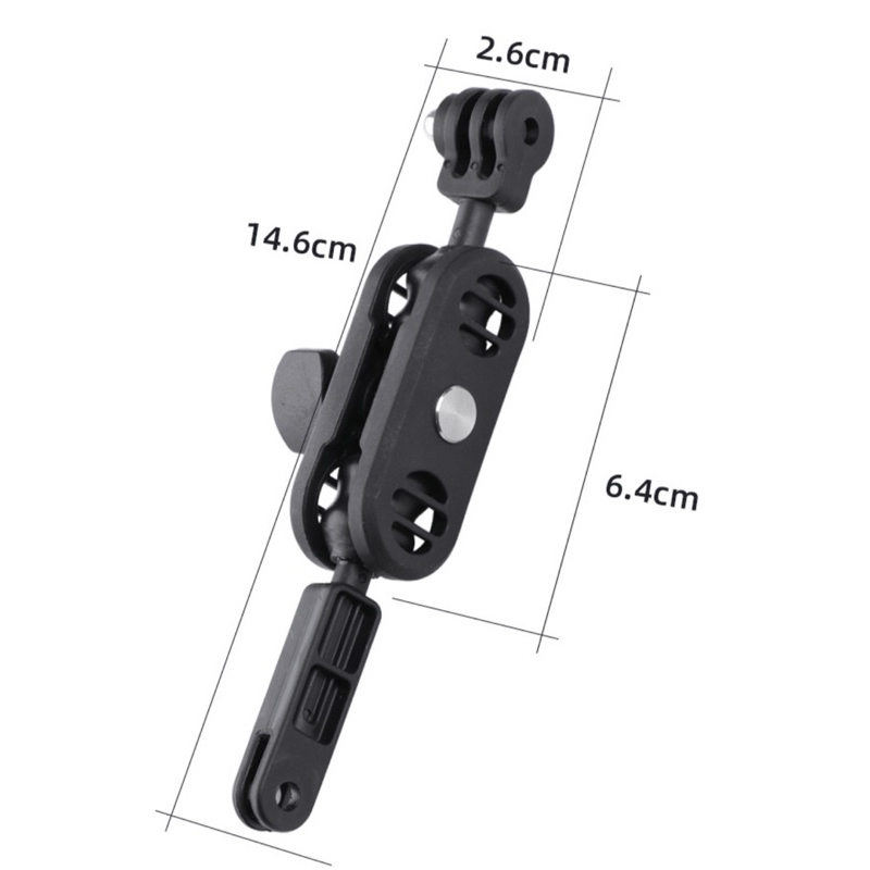 ขาติดหมวก รุ่นขาหัวบอล สำหรับ โกโปร กล้องแอคชั่น Motorcycle helmet mount with ball head arm for GOPRO , Action Camera