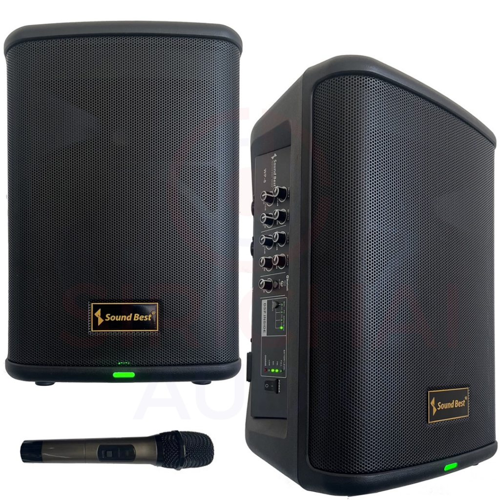 ลำโพงบลูทูธ SOUNDBEST รุ่น WP8 ไมค์ลอย1ตัว แบตในตัว