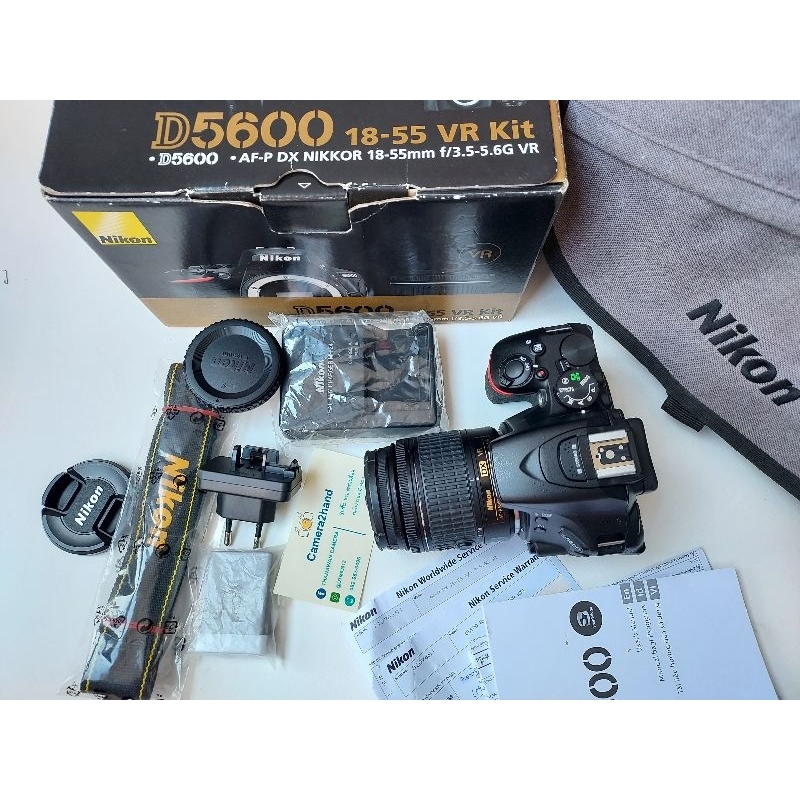 Nikon D5600 พร้อมเลนส์  18-55 mm f/3.5-5.6 G VR