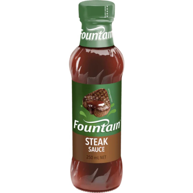 F/T Foutain steak sauce 250 g. ฟาวน์เทน สเต็กซอส นำเข้าจาก ออสเตรเลีย🇦🇺