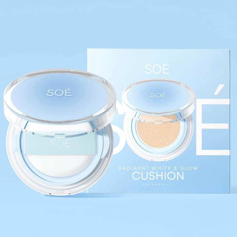 พร้อมส่ง ของแท้‼️SOE คุชชั่นโซเอ้ Cushion Soe คุชชั่นน้องเต้าหู้ คุชชั่นsoe มีกันแดด spf50pa+++ ผิวฉ