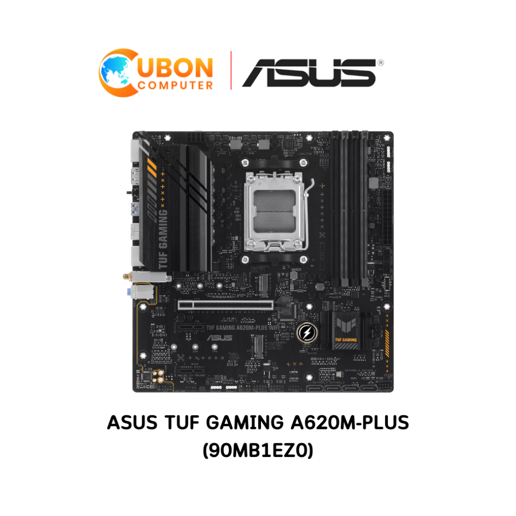 MAINBOARD (เมนบอร์ด) (AM5) ASUS TUF GAMING A620M PLUS DDR5 ประกันศูนย์ 3 ปี