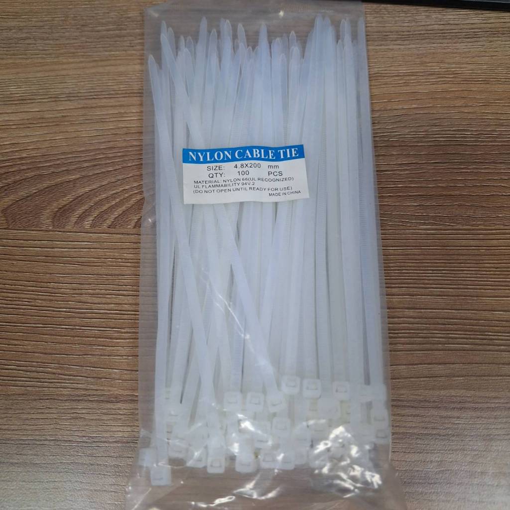 สายรัด เคเบิ้ลไทร์ 2.5x100mm/3.6x150mm/4.8x200mm รูปที่ 5