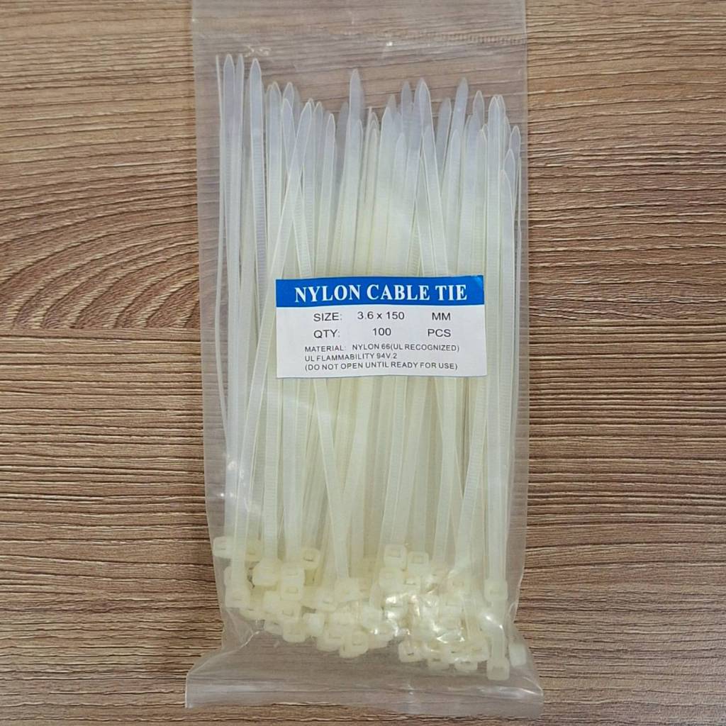 สายรัด เคเบิ้ลไทร์ 2.5x100mm/3.6x150mm/4.8x200mm รูปที่ 6
