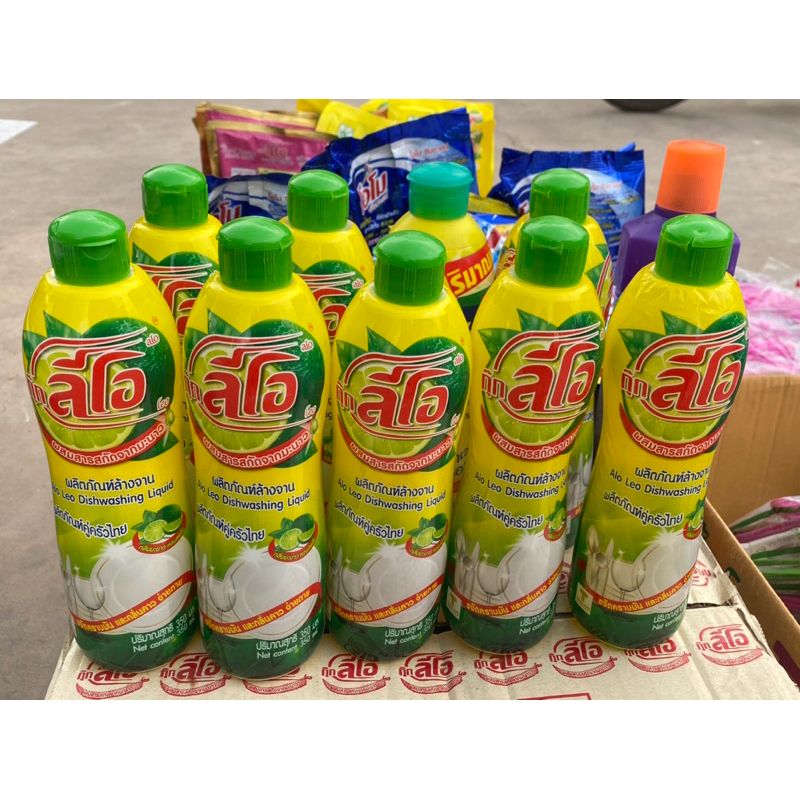 น้ำยาล้างจาน ลีโอ 350 ml ราคาถูก ขวดละ 15 บาท